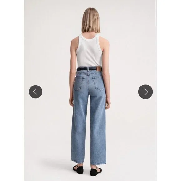 NWT TOTEME Flare Jeans Worn Blue Size 27 - Picture 6 of 11